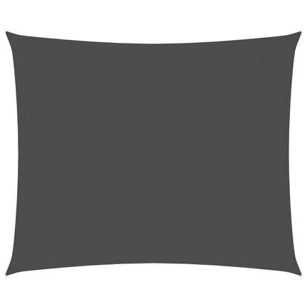 Solsegel oxfordtyg rektangulärt 2,5x3,5 m antracit