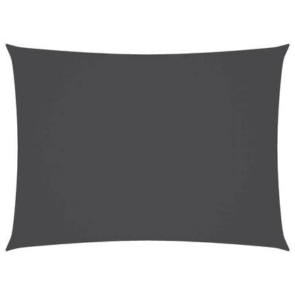 Solsegel oxfordtyg rektangulärt 2,5x4,5 m antracit