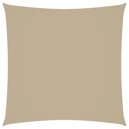 Solsegel oxfordtyg fyrkantigt 3x3 m beige