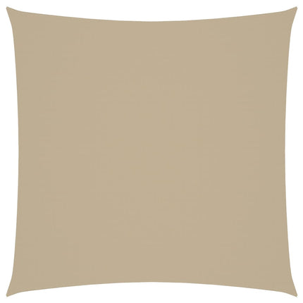Solsegel oxfordtyg fyrkantigt 4,5x4,5 m beige