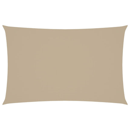Solsegel oxfordtyg rektangulärt 5x8 m beige