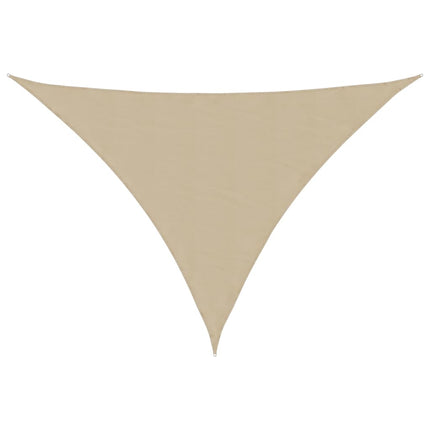 Solsegel oxfordtyg trekantigt 3x4x5 m beige