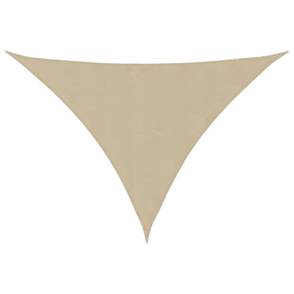 Solsegel Oxfordtyg trekantigt 4,5x4,5x4,5 m beige