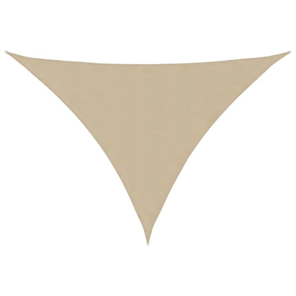 Solsegel Oxfordtyg trekantigt 4x5x5 m beige
