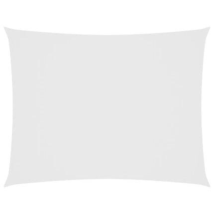 Solsegel oxfordtyg rektangulärt 3x4 m vit