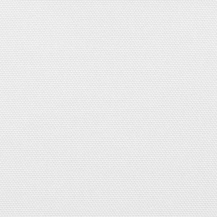 Solsegel oxfordtyg trekantigt 5x7x7 m vit