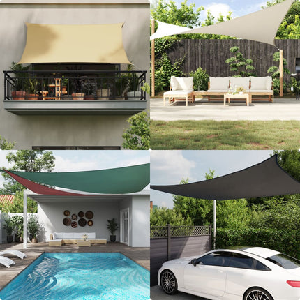 Solsegel oxfordtyg rektangulärt 3x4,5 m terrakotta
