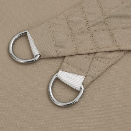 Solsegel oxfordtyg rektangulärt 2x3 m taupe