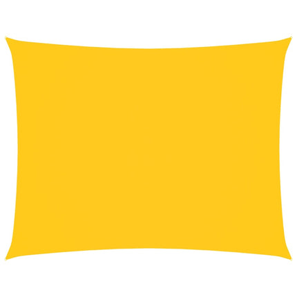 Solsegel oxfordtyg rektangulärt 2,5x3,5 m gul