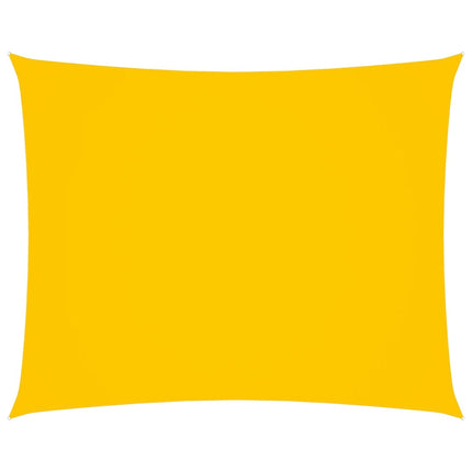 Solsegel oxfordtyg rektangulärt 2,5x4,5 m gul
