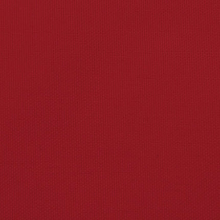 Solsegel oxfordtyg rektangulärt 2,5x5 m röd
