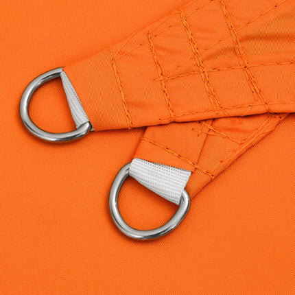 Solsegel oxfordtyg fyrkantigt 3,6x3,6 m orange
