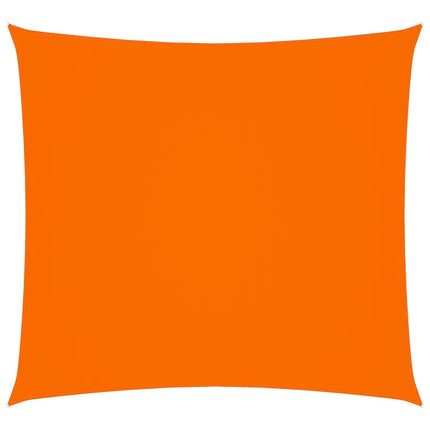 Solsegel oxfordtyg fyrkantigt 4,5x4,5 m orange