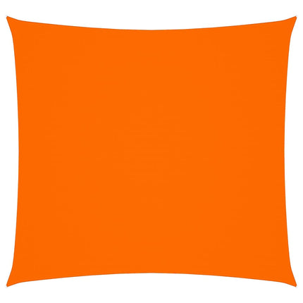 Solsegel oxfordtyg fyrkantigt 7x7 m orange
