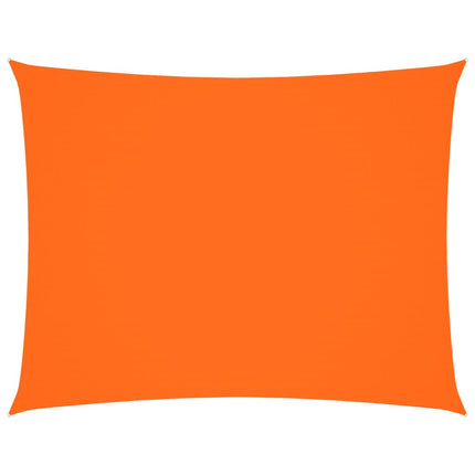 Solsegel oxfordtyg rektangulärt 3x6 m orange