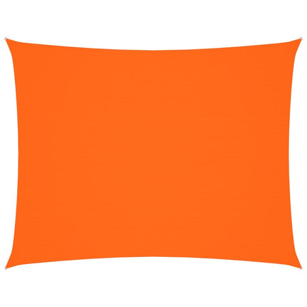 Solsegel oxfordtyg rektangulärt 3,5x4,5 m orange