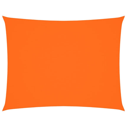 Solsegel oxfordtyg rektangulärt 3,5x5 m orange