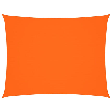 Solsegel oxfordtyg rektangulärt 4x5 m orange