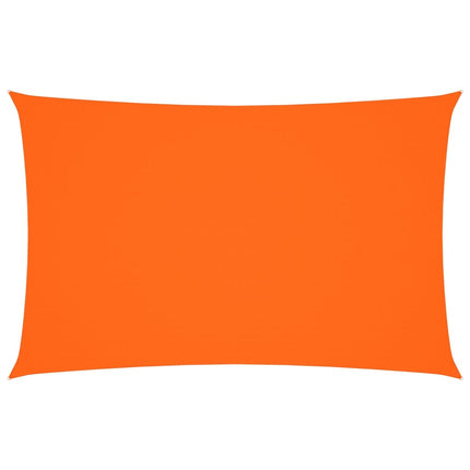 Solsegel oxfordtyg rektangulärt 5x8 m orange