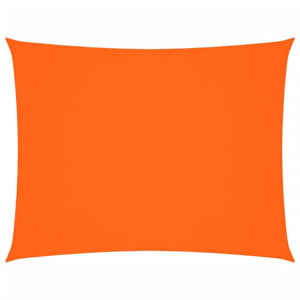 Solsegel oxfordtyg rektangulärt 6x7 m orange