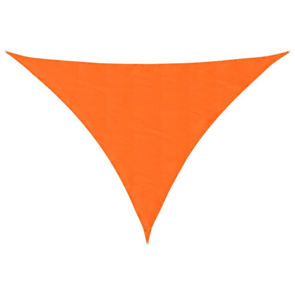 Solsegel oxfordtyg trekantigt 5x5x6 m orange