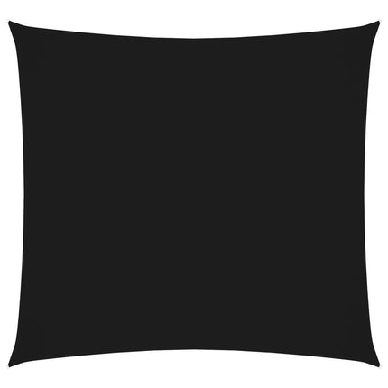 Solsegel oxfordtyg fyrkantigt 4,5x4,5 m svart