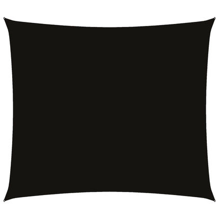 Solsegel oxfordtyg rektangulärt 2x2,5 m svart