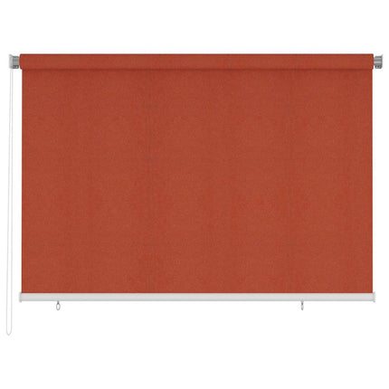 Rullgardin utomhus 225 (B) x 140 (H) cm terrakotta HDPE
