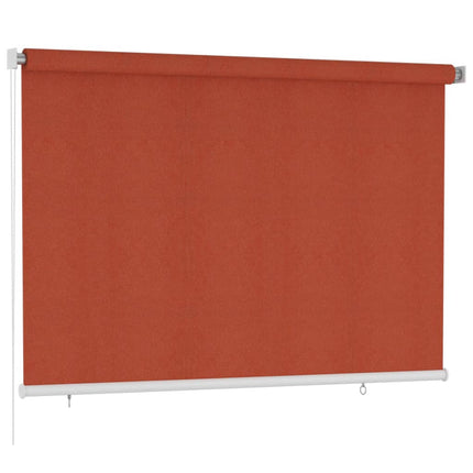 Rullgardin utomhus 225 (B) x 140 (H) cm terrakotta HDPE