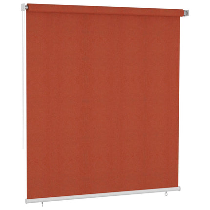 Rullgardin utomhus 225 (B) x 230 (H) cm terrakotta HDPE