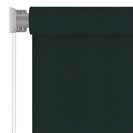 Rullgardin utomhus 65 (B) x 140 (H) cm mörkgrön HDPE