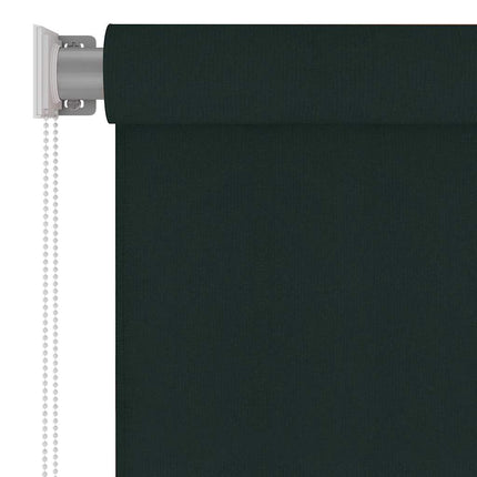Rullgardin utomhus 105 (B) x 140 (H) cm mörkgrön HDPE