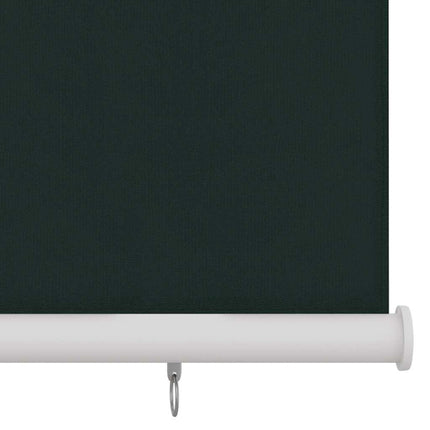 Rullgardin utomhus 65 (B) x 230 (H) cm mörkgrön HDPE
