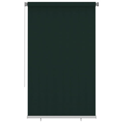 Rullgardin utomhus 145 (B) x 230 (H) cm mörkgrön HDPE