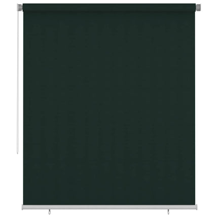 Rullgardin utomhus 205 (B) x 230 (H) cm mörkgrön HDPE