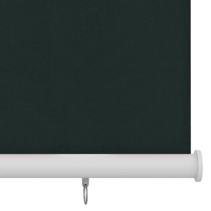 Rullgardin utomhus 245 (B) x 230 (H) cm mörkgrön HDPE