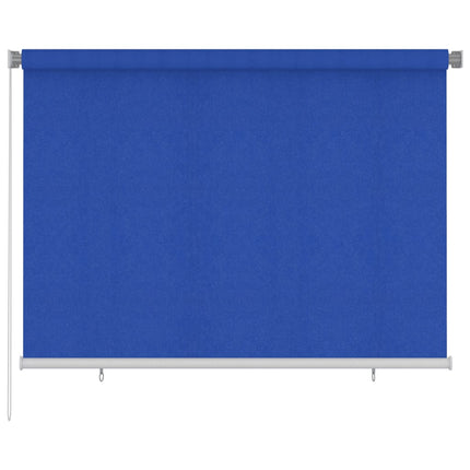 Rullgardin utomhus 205 (B) x 140 (H) cm blå HDPE