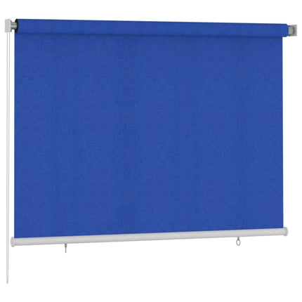Rullgardin utomhus 205 (B) x 140 (H) cm blå HDPE