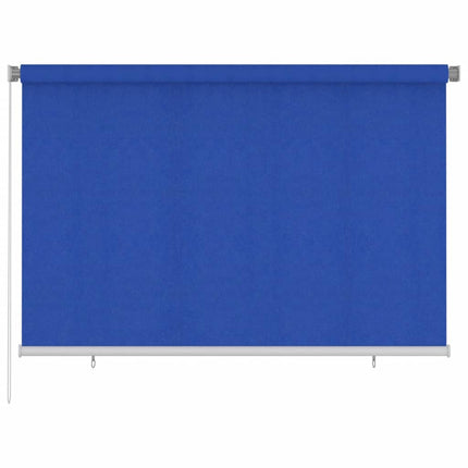 Rullgardin utomhus 225 (B) x 140 (H) cm blå HDPE