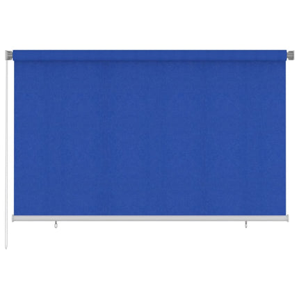 Rullgardin utomhus 245 (B) x 140 (H) cm blå HDPE