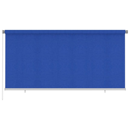 Rullgardin utomhus 305 (B) x 140 (H) cm blå HDPE