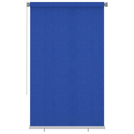 Rullgardin utomhus 145 (B) x 230 (H) cm blå HDPE