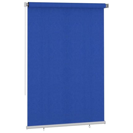 Rullgardin utomhus 165 (B) x 230 (H) cm blå HDPE