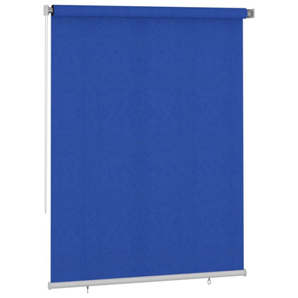 Rullgardin utomhus 185 (B) x 230 (H) cm blå HDPE
