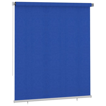 Rullgardin utomhus 205 (B) x 230 (H) cm blå HDPE