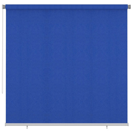 Rullgardin utomhus 245 (B) x 230 (H) cm blå HDPE
