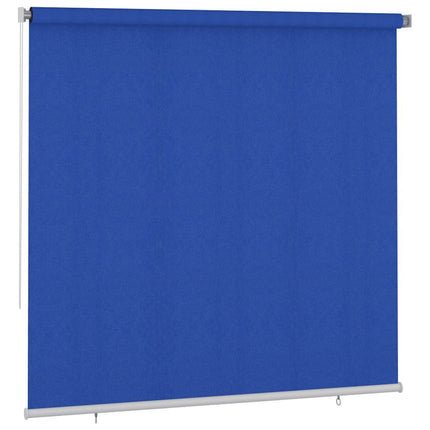 Rullgardin utomhus 245 (B) x 230 (H) cm blå HDPE