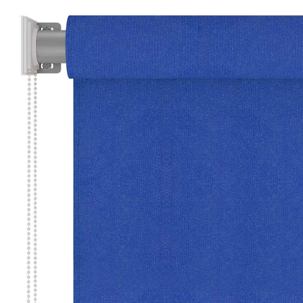Rullgardin utomhus 245 (B) x 230 (H) cm blå HDPE