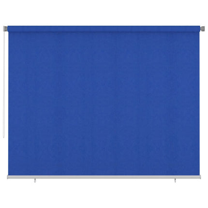 Rullgardin utomhus 305 (B) x 230 (H) cm blå HDPE