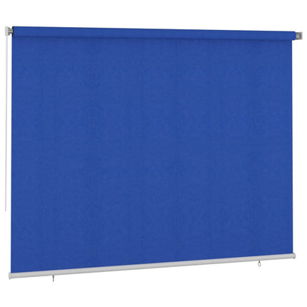 Rullgardin utomhus 305 (B) x 230 (H) cm blå HDPE